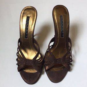 Bronze color heels